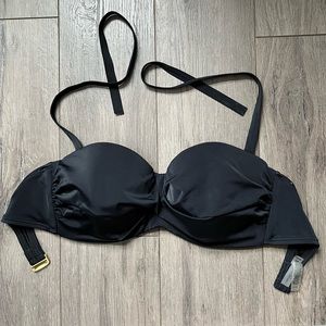 Victoria Secret Black Bikini Top - 34DD